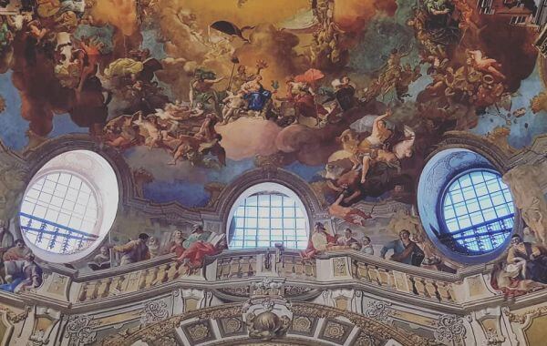 Wiedeń Austriacka Bibilioteka Narodowa - freski