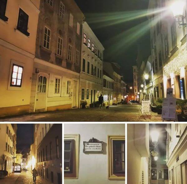 Wiedeń Spittelberg noc