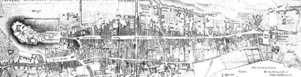 Stara mapa Edynburga